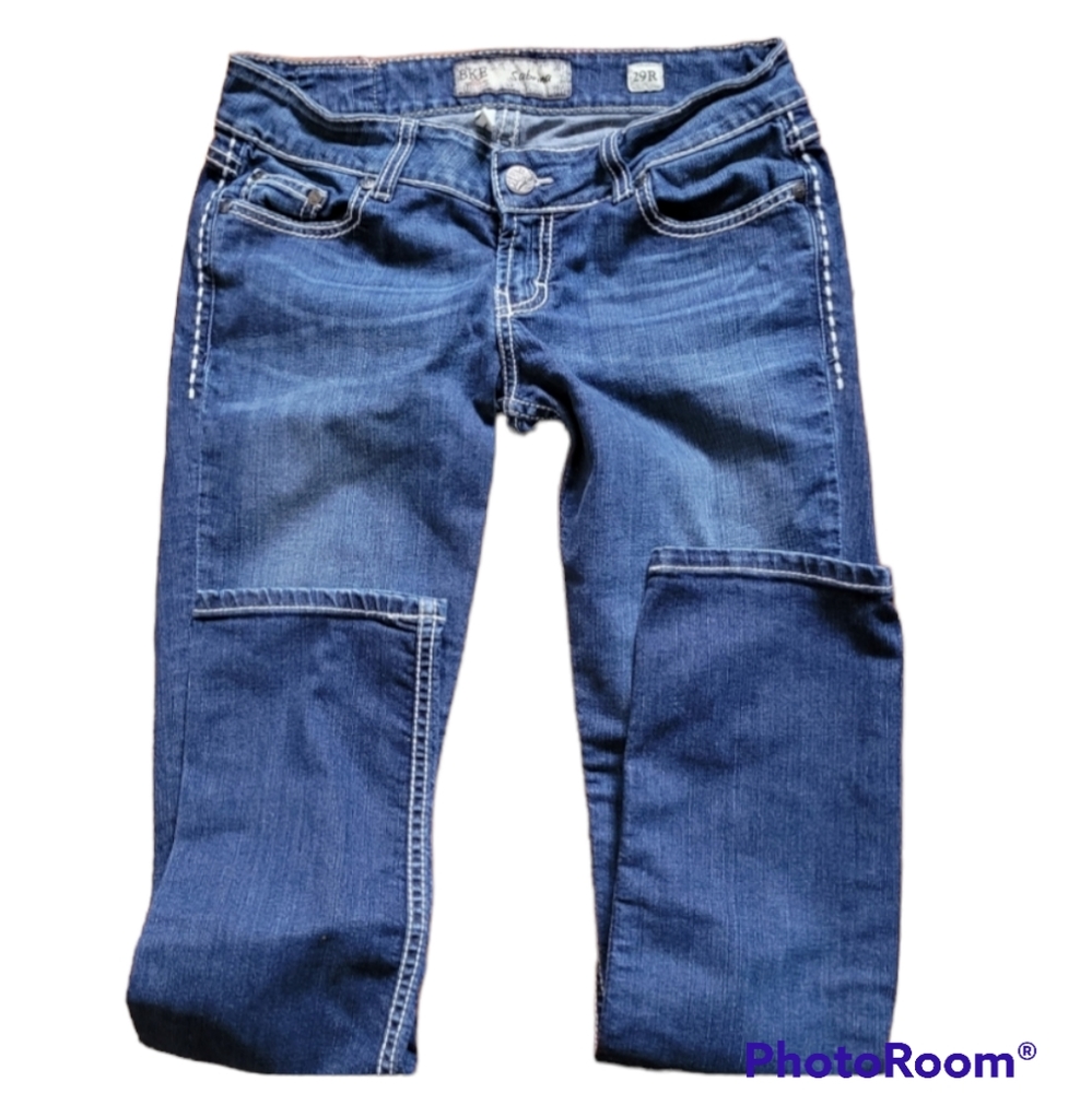 BKE Sabrina Skinny Mid-rise Medium wash Jeans 29R, 31.5 inseam